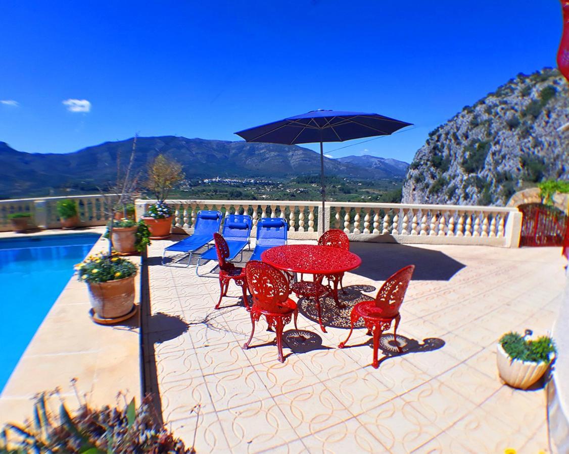 Villa Romana Mountainside Apartment In Alcalali, Jalon Valley Exterior photo